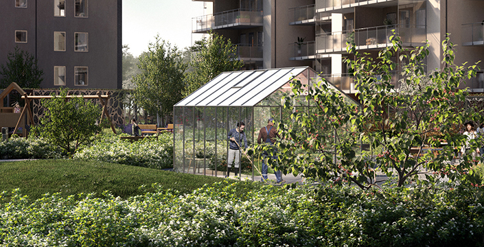 Brf Rödängs Blåbär i Umeå  Köp bostad av Peab Bostad  Peab Bostad